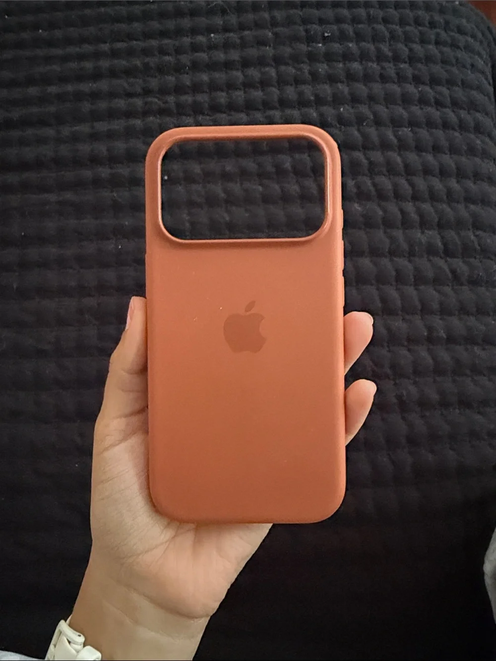 iPhone 17 pro Apple Silicone iPhone Case in Rust